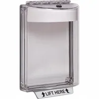 SAFETY TECHNOLOGY INTERNATIONAL Universal Stopper Cover: Polycarbonate, 2 11/16 in Overall Dp (MPN STI-13010NW)