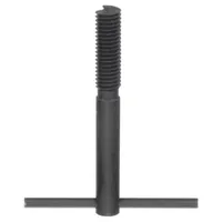 This steel Prewinder Type III tool is used to prewind helical inserts into tapped holes prior to final installation. Designed for right-hand coarse inch threads, it facilitates proper thread alignment during thread repair or reinforcement in metal components