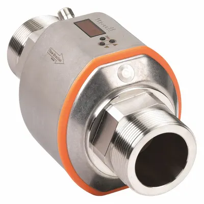IFM Electronic Flowmeter: Electronic Flowmeter, Electromagnetic, Insertion - Inline Magnetic Flowmeters for Water