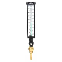 WINTERS Industrial Glass Thermometer: 0°F to 160°F /-15°C to 70°C, +/-1% Accuracy, 3.5 in Stem Lg (MPN TIM103ALF.)