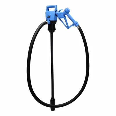 ACTION PUMP Electric Drum Pump: Pump with Hose & Nozzle, 1/4 hp HP, 12 V DC, 6 gpm - Centrifugal Electric Drum Pumps