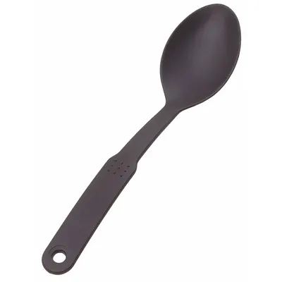 CRESTWARE Serving Spoon: 12 in Overall Lg, Black - Serving Spoons
