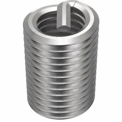 HELI-COIL Helical Insert: Tanged Tang Style, Free-Running, M7-1.00 Thread Size, Plain - Free-Running Tanged Helical Inserts
