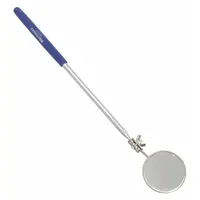 WESTWARD Inspection Mirror: 2 1/4 in Dia Mirror Size, Mirr. Mat. Glass, Mirr. Shp. Round