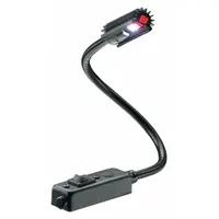 FEDERAL SIGNAL Task Light: LED, Wire Leads, Gooseneck, 18 in Arm Reach, 398 lm Max Brightness, 3800K (MPN LF18ES-LED)