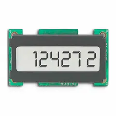 Digital counter with front panel mounting, 3/4 in x 1 3/8 in high-contrast display, and non-volatile memory. Suitable for simple counting, length measurements, and distance measurements. Complies with EN 61000-6-2 standards.