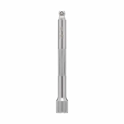 MILWAUKEE Socket Extension: 3/8 in Input Drive Size, 3/8 in Output Drive Size - Flex & Wobble Hand Socket Extensions