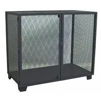 JAMCO Bulk Storage Locker: 60 in x 30 in x 54 in, 1 Units Wide, Padlock Hasp, 2 Doors, 0 Shelves (MPN MA360BL)