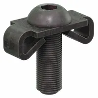 Standard End Fastener: Std End Fastener, 10 Series, 7/16 in x 15/16 in, For 17/64 in Slot Wd, Black (MPN 3381)