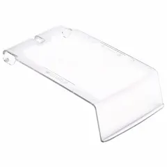 Clear plastic lid designed for use with hanging and stacking bins. Compatible with QUANTUM STORAGE SYSTEMS model QUS220. Helps keep stored items clean and contained in industrial storage, warehouse, and workshop settings.