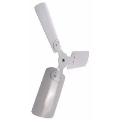 Replacement propeller for HVAC and refrigeration condenser units. Moves air across the condenser coil to dissipate heat and maintain system efficiency. Suitable for use in commercial and industrial cooling systems.