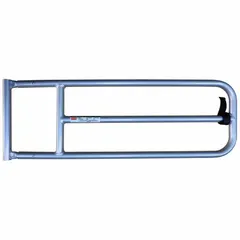This folding nose plate extension attaches to compatible hand trucks to increase the load platform area. It supports up to 200 lb and measures 11 inches in overall width. Suitable for transporting larger or bulkier items in warehouses and industrial settings.