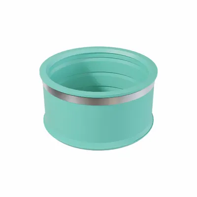 FERNCO Flexible Pipe Straight: PVC, For 8 in Pipe, Clay/Concrete/PVC - Lateral Insert Flexible Transition Couplings