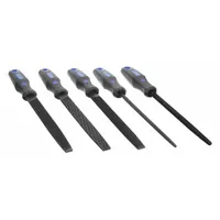 File Set: Includes Handle, 5 Pieces, Bastard Cut, Pouch, 30PA62