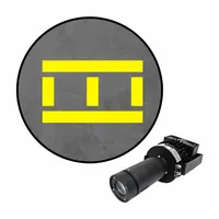 VISUAL WORKPLACE INC. LED Safety Walkway: LED Safety Walkway, Diagonal with Lines, Yellow, 100 W (MPN 66-3136-181050-PS155)