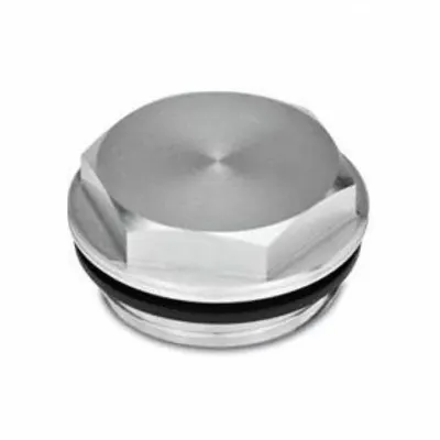 JW WINCO Threaded Plug: Aluminum, NBR Seal, Type G, 3/4 in Thd, 27 mm Drive Size - Aluminum Threaded Plugs