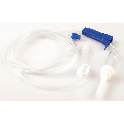 MEDSOURCE Administration Set: 83 in Overall Lg, 60 Drops - IV Sets & Starter Kits