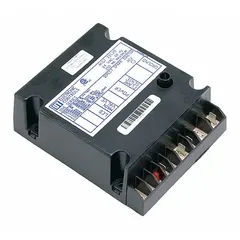 This ignition module is a replacement HVACR control designed to provide the spark or hot-surface signal for igniting the burner in gas furnaces and heating systems. It is used by service technicians during repairs or upgrades of residential and light-commercial heating equipment.