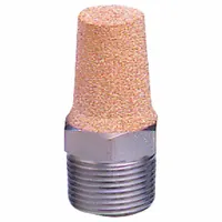 ARROW PNEUMATICS Muffler: 1/4 in BSP, 21 scfm, Steel, 40 micron, Bronze, 84 dB NRR (MPN ASP-2BS)
