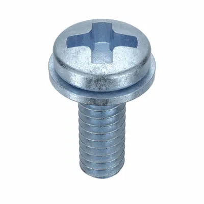 SEMS #6-32 x 3/16 in Machine Screw with Internal Tooth Lock Washer - Machine Screws with Internal Tooth Lock Washers