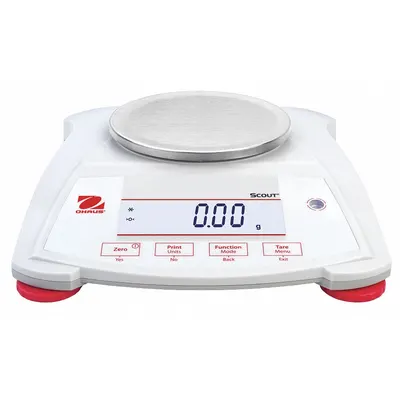OHAUS Compact Bench Scale: 620 g Capacity, 0.01 g Readability, Carat/Custom/g/lb/lb/oz/oz/pwt - Precision Lab Balances