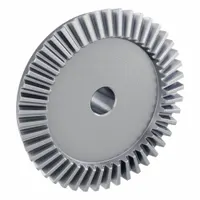 Bevel Gear: Straight, Gear Ratio 3, Module m 1.5, 45 Teeth, Stainless Steel, 10 mm Bore Dia (MPN SUB1.5-4515)