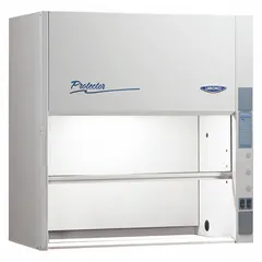 This 47-inch wide, 25-inch deep by-pass fume hood includes a pre-wired 100 Watt vapor-proof incandescent light. It is designed for laboratory ventilation and containment of chemical vapors, fumes, and particulates. Note: blower, base/stand, and work surface are required and sold separately.