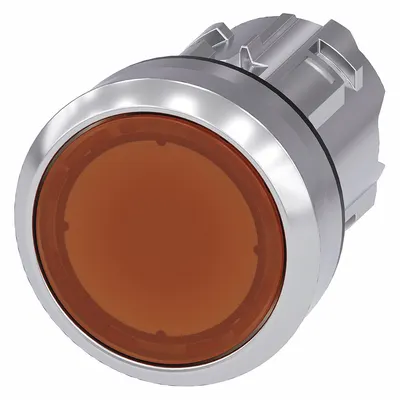 Siemens 3SU1051-0AB00-0AA0 Illuminated Flush-Mount Push-Button Operator - Illuminated Flush-Mount Push-Button Operators
