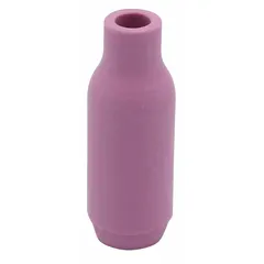 Standard nozzle made of alumina, designed for plasma cutting and welding applications. Directs and focuses the plasma arc for precise cutting of conductive metals. Suitable for industrial fabrication, repair, and maintenance tasks requiring consistent arc control. Sold in a pack of 10.