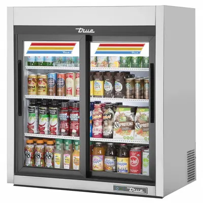 TRUE REFRIGERATION GDM-09-SQ-S-HC-LD Countertop Freezer Merchandiser - Countertop Refrigerator Merchandisers