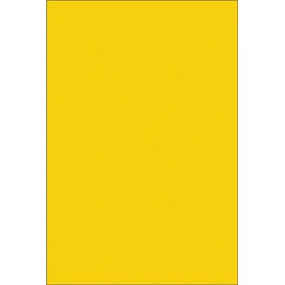 ACCUFORMNMC GML107YL Yellow Polyester Gauge Marking Label, 8 in x 12 in - Labels