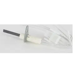 Hot surface igniter for gas-fired furnaces and heating systems. Generates high heat to ignite the gas burner for reliable startup. Used in residential and light commercial HVAC applications.