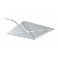 This leak diverter kit is designed for use in drop ceilings to channel water from overhead leaks to a desired collection point. Made of white polystyrene with clip mounting, it helps protect floors and equipment below from water damage