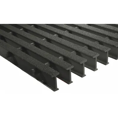 FIBERGRATE Vi-Corr Fiberglass Pultruded Grating, 4 ft x 8 ft - Acid-Resistant Industrial Structural Grating