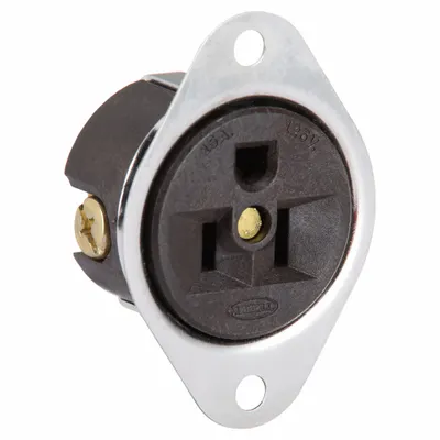 HUBBELL HBL5256 Flanged Receptacle - General Purpose Receptacles