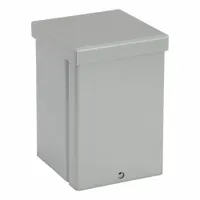 WIEGMANN Enclosure: Steel, 6 in x 4 in x 4 in, 3R, Solid Cover, Screw On, Included, Painted (MPN RSC040604)