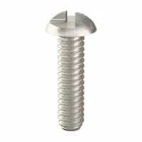 Tamper Resistant Screw: #10-24 Thread Size, 3/4 in Lg, Stainless Steel, Plain, Round, 100 PK (MPN 141490)