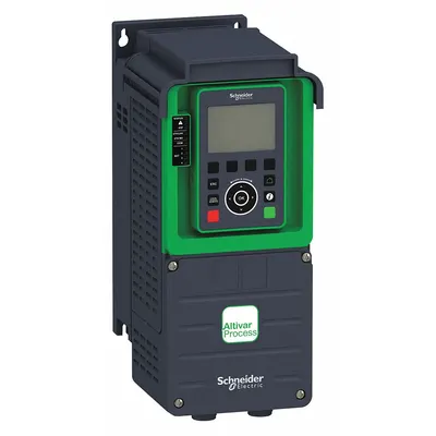 SCHNEIDER Variable Frequency Drive: In Phase Three, Out Phase Three, 4 hp, IP21, No Bypass - Schneider Altivar ATV600