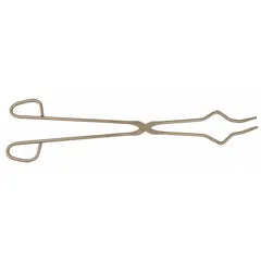 APPROVED VENDOR Crucible Tongs, Stainless Steel, Uncoated, 24 in Overall Length, 1 in Tip Length, for Crucibles/Dishes, ASTM