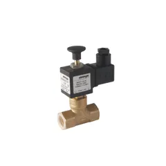 Solenoid valve EVRM NC2-OT threaded D3/4" 600 Mbar brass