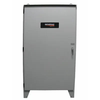 GENERAC Automatic Transfer Switch: Three Phase, 600 A Current Rating, 277/480V AC - Automatic Transfer Switches