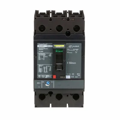 SQUARE D JGL36250 Molded Case Circuit Breaker - Square D Molded Case Circuit Breakers for I-Line Panelboards