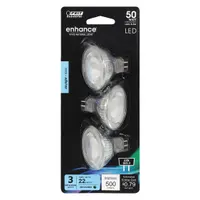 FEIT ELECTRIC Compact LED Bulb: LED, MR16, 2-Pin (GU5.3), 6.6 W Watt, 5000K, 500 lm Light Output (MPN BPEXN/950CA/3)