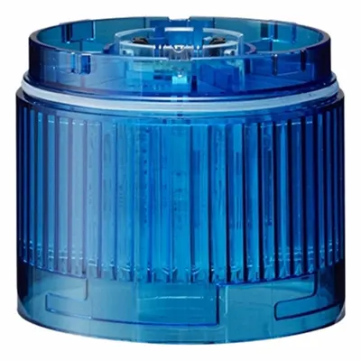 PATLITE Tower Light Module: Steady, 24V DC, Blue, 60 mm Overall Dia, 40 mm Overall Ht - Steady Light Modules