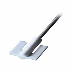 This HEIDOLPH overhead stirrer impeller features an anchor-shaped blade made of PTFE and a stainless steel shaft with a 1/4 in diameter. It is designed for mixing, blending, and homogenizing fluids in laboratory and industrial processes, offering corrosion resistance and consistent agitation. Compatible with manufacturer model number 036093161.