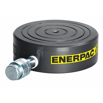 ENERPAC Hydraulic Ram: Single Acting, 10 ton Nominal Capacity, 0 in Nominal Stroke Lg - Low Profile Rams