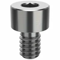 Socket Head Cap Screw: 1/4"-20 Thread Size, 3/8 in Lg, Std, Plain, Stainless Steel, 18-8 (MPN ZSQ60114C06)