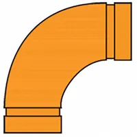 This 90° grooved pipe elbow is made of ductile iron with a 3 in x 3 in size. It is rated for a maximum operating pressure of 300 psi at 150°F. Used in grooved piping systems for changing flow direction in fire protection, HVAC, and industrial process lines