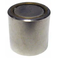 Neodymium cylindrical magnet with 1/2 in outside diameter, 0.5 in thickness, and 10-32 tap size. Type 35 grade provides a maximum pull force of 10 lbf. Used for holding, lifting, or positioning ferrous parts in industrial fixturing, assembly, and material handling applications
