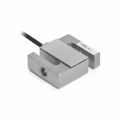 S Beam load cell for tension and compression force measurement with 25 lbf capacity. Features hysteresis and repeatability of ±0.035%, and a 20 ft cable. Suitable for industrial weighing, process control, and material testing applications.